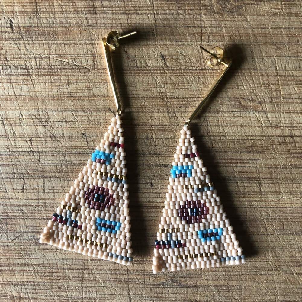 Bohemian Seed Bead Earrings